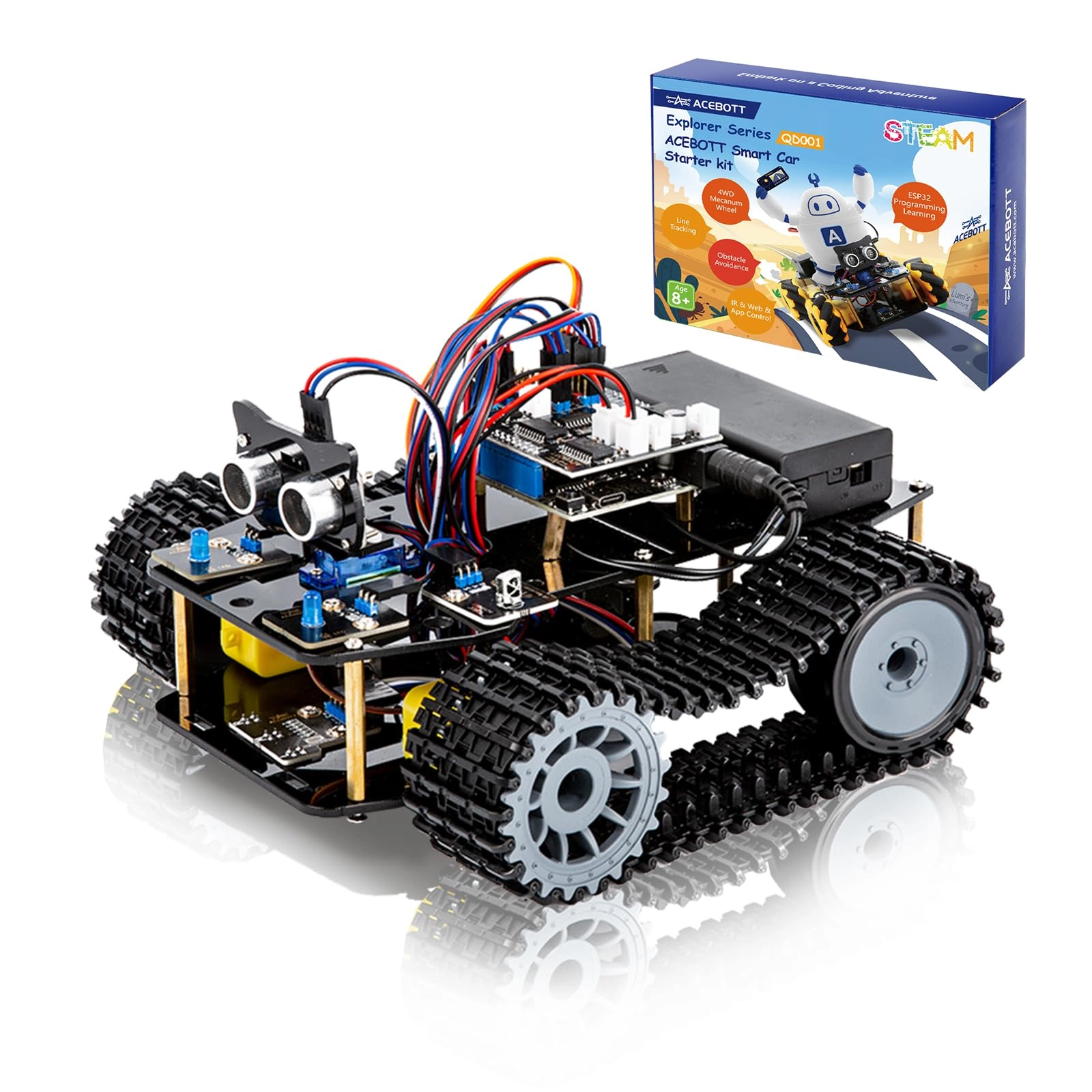 ACEBOTT Co., Ltd. Smart Robot Tank Car