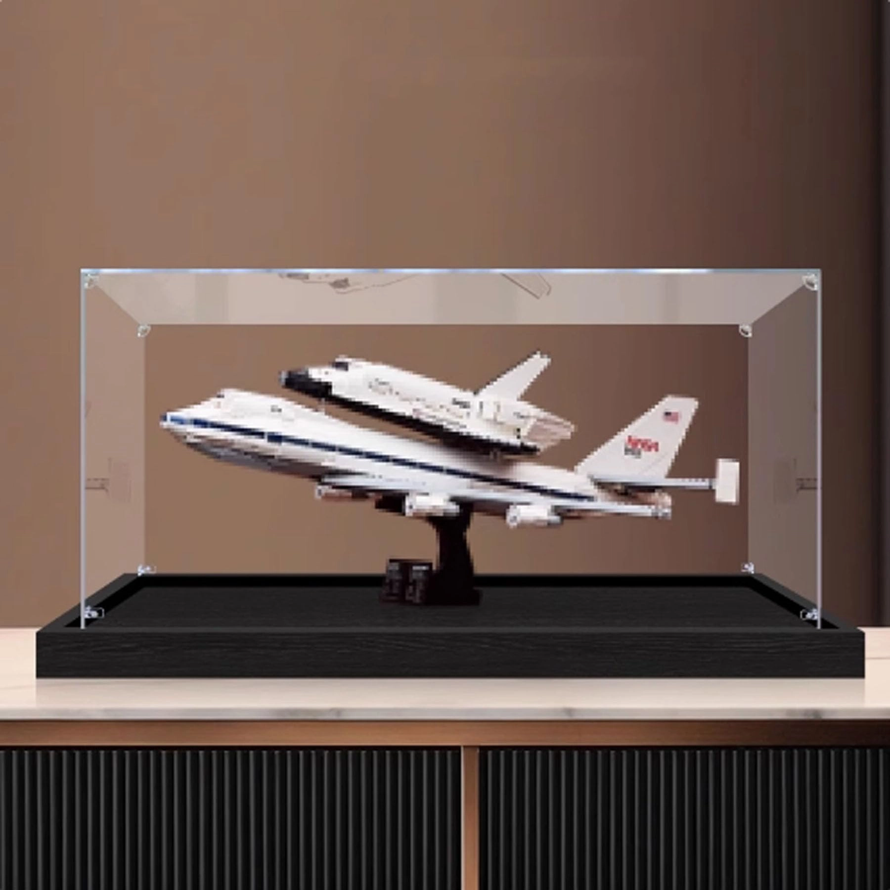 FEIRUBO Acrylic Display Box - Compatible with 10360 70 x 60 x 35 cm Transparent