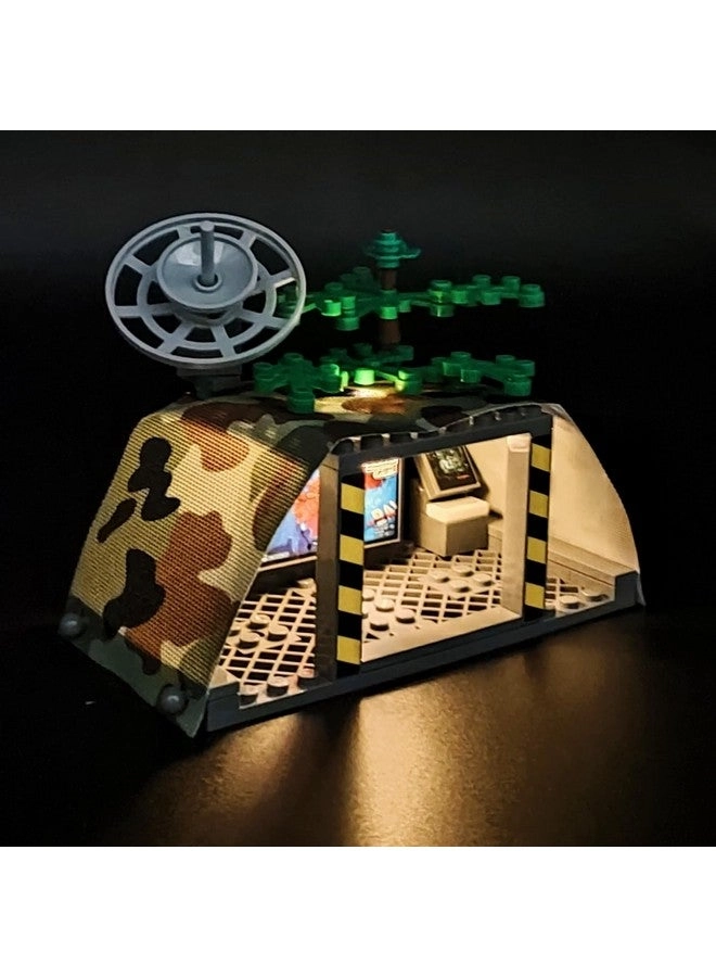 Camouflage Tent + Command Center + Sentry Guard Tower - Modern Military