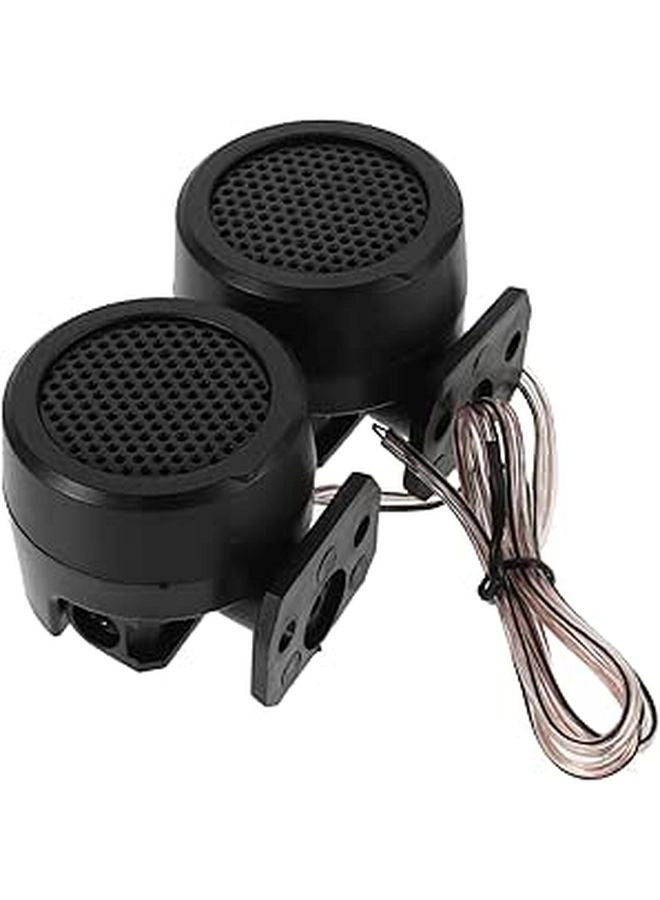 Luxshiny Car Tweeter Speakers - 500W Aluminum Housing Black