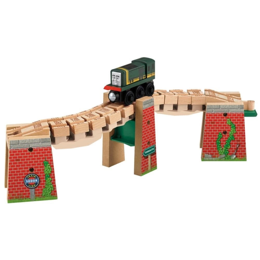 MZA STORES Wacky Track Bridge - Wooden Railway