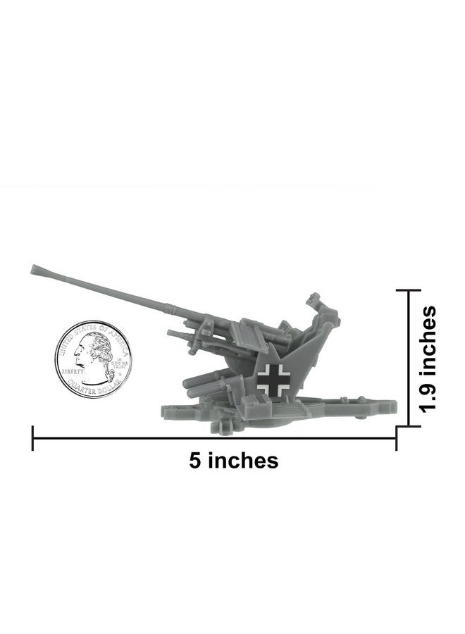 WW2 German Flak 37 Artillery - 4pc 1:32
