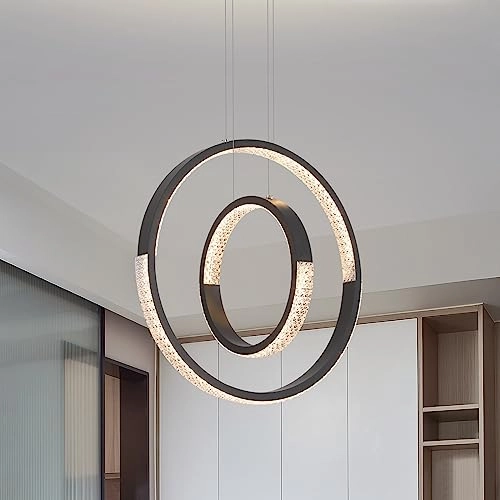 Double Ring Chandelier - Dimmable