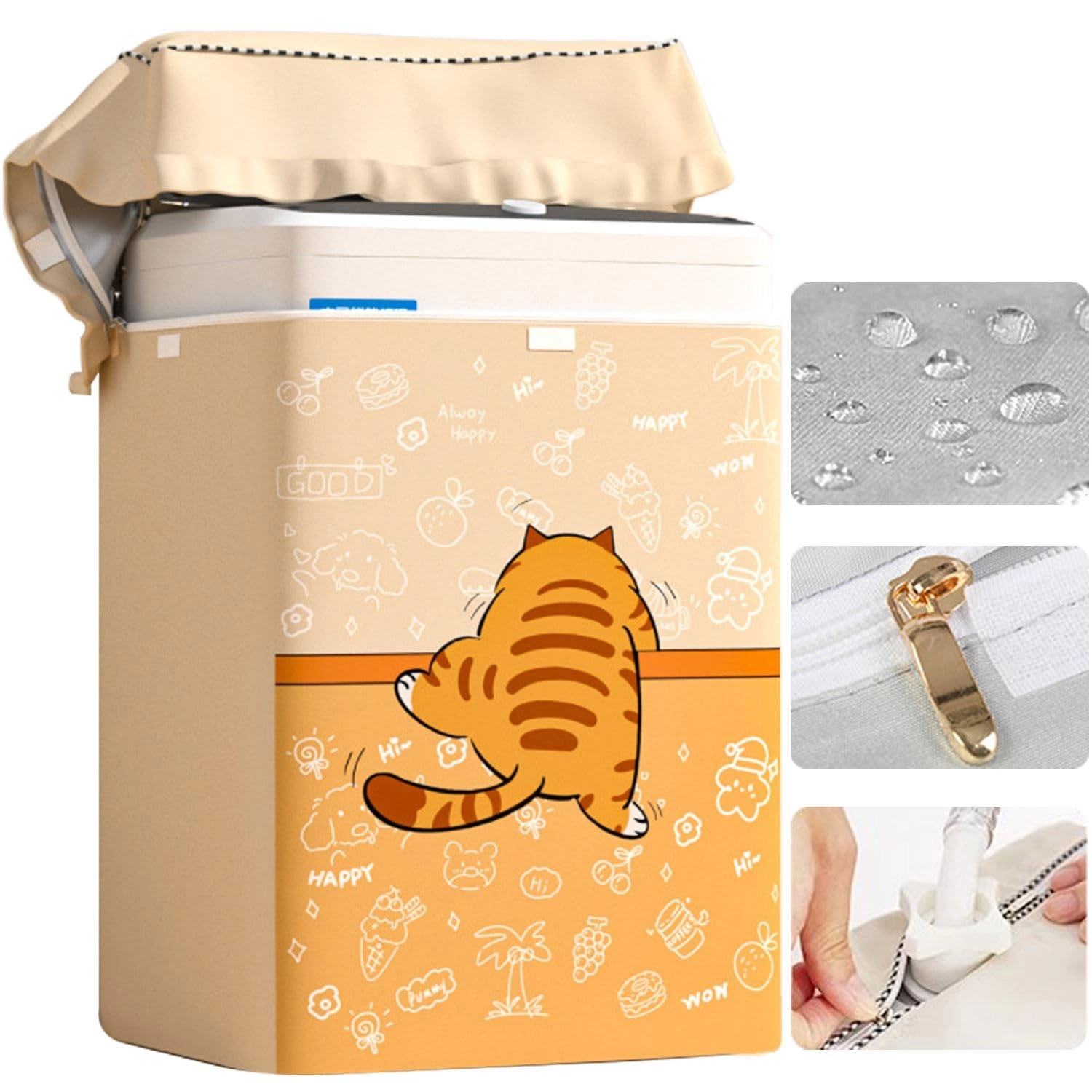Top-loading Washer Cover - 8 Kilograms Waterproof Animal