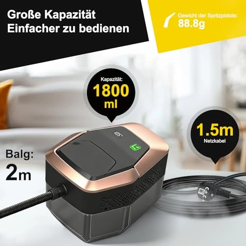 Steam Cleaner - 4 bar 1800 ml