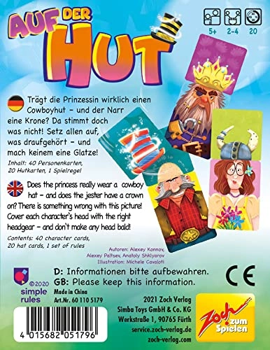 Auf der Hut - Card Game (German)