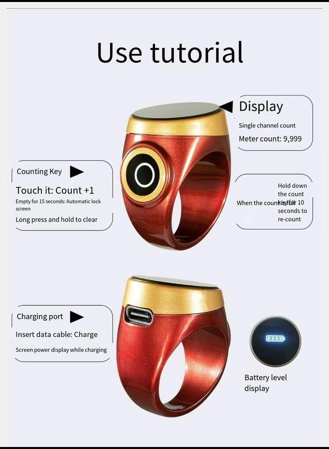 OLED Display - Skin-Friendly Adjustable Silicone; TYPE-C Charging Port