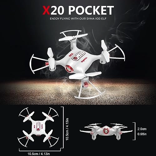 X20 - Pocket Drone 2.4Ghz White
