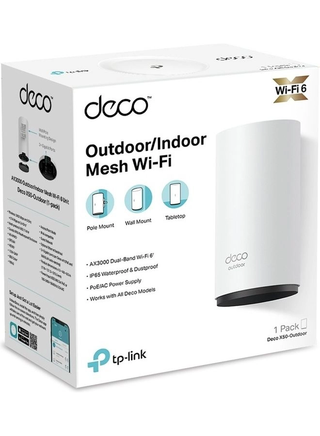 Deco X50-Outdoor - Wi-Fi 6 1 piece(s)