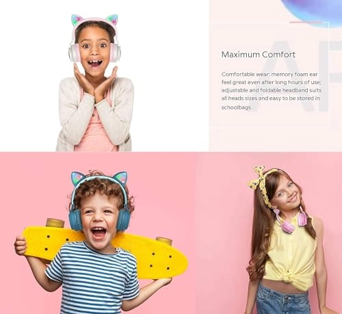 Cat Ears Bluetooth Wireless Headphone