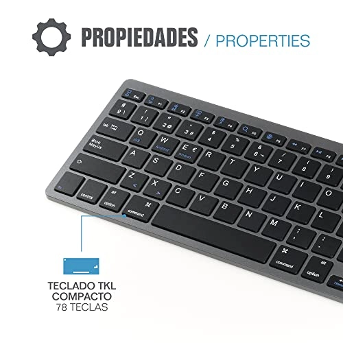 PC Keyboard Ultra Slim TKL-BT - ES Wireless