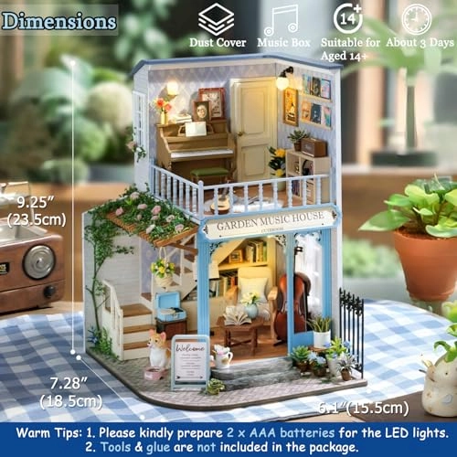 DIY Miniature Dollhouse Kit - Warm Moment 1:24