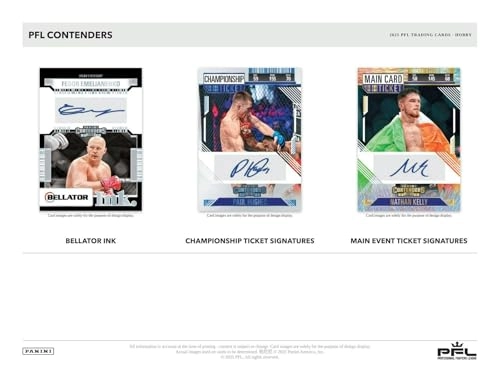 Contenders Professional Fighters League PFL Hobby Box - 4 Packs Per Box 8 Cards Per Pack