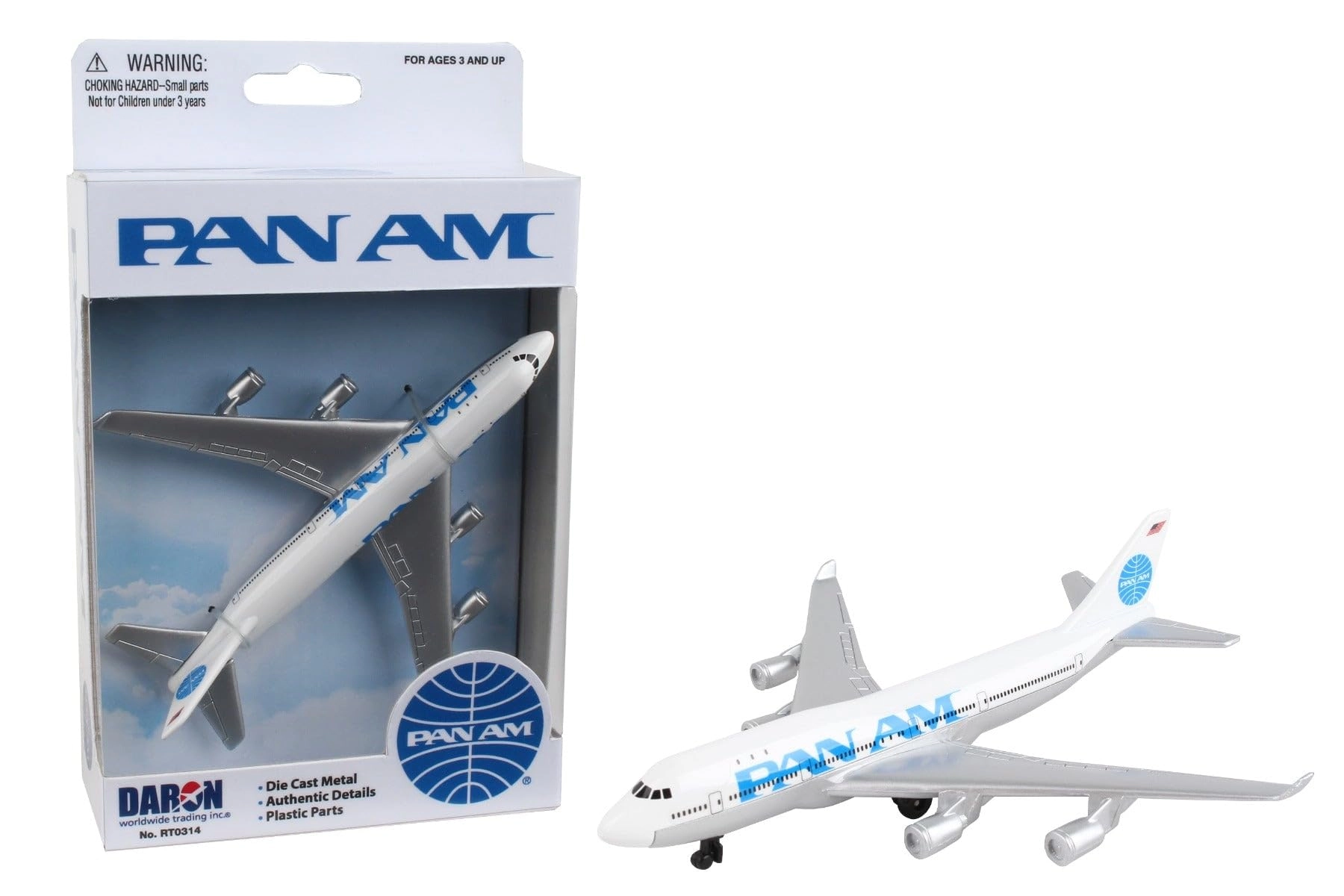 Daron Pan Am Single Plane RT0314 - 1 pcs