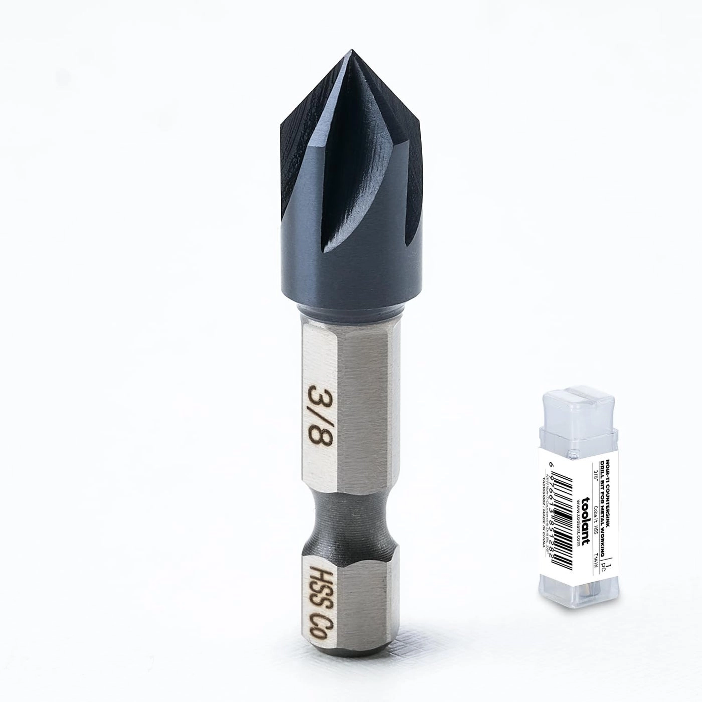 toolant Countersink Drill Bit - Cobalt 1-Piece 3/8""