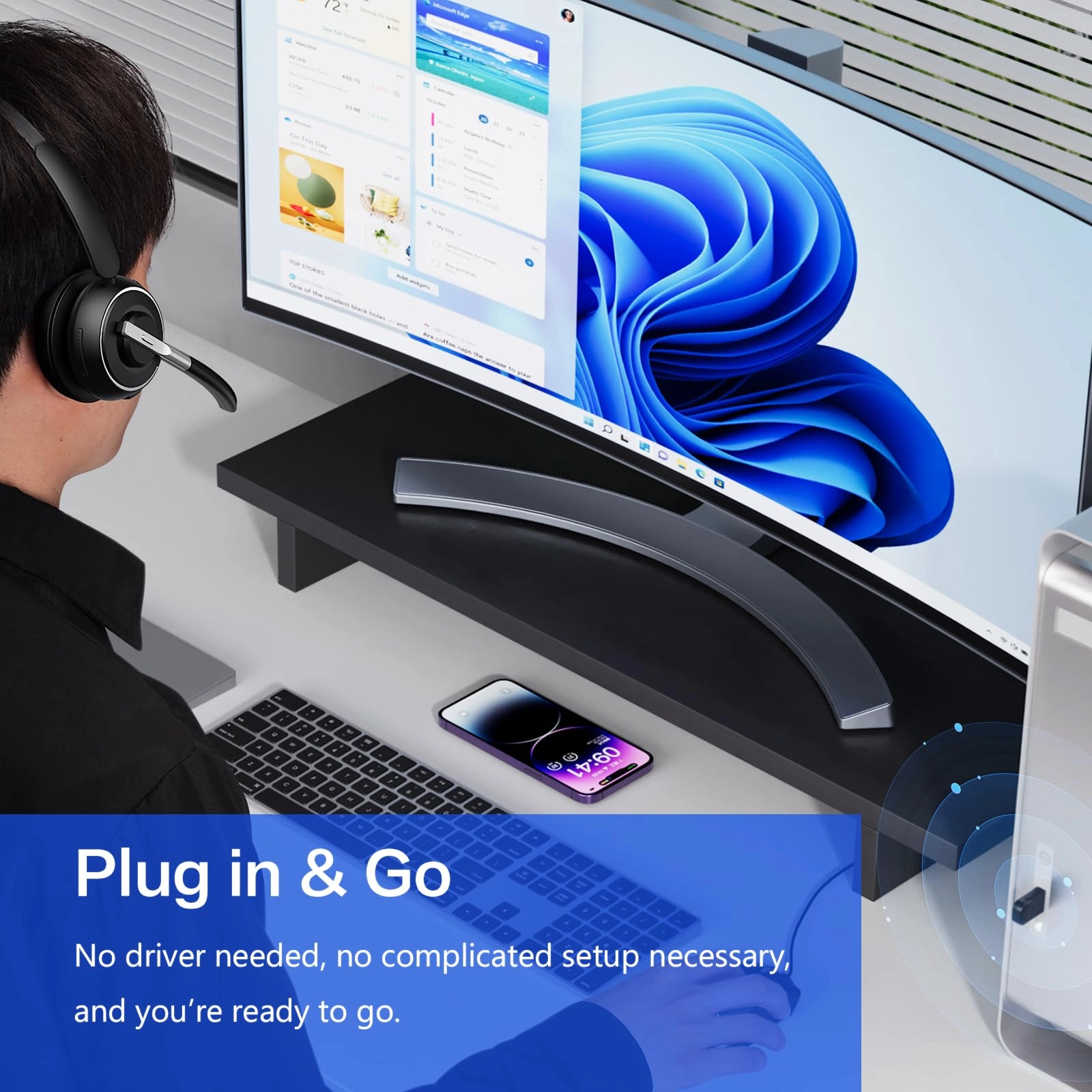 KH122M Wireless Headset