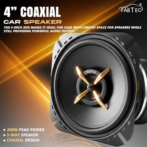 4inch Car Speaker - 4 Inches Coaxial