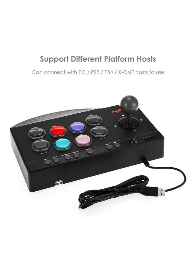 Arcade Joystick Game Controller - Black PC/PS3/PS4/X-ONE