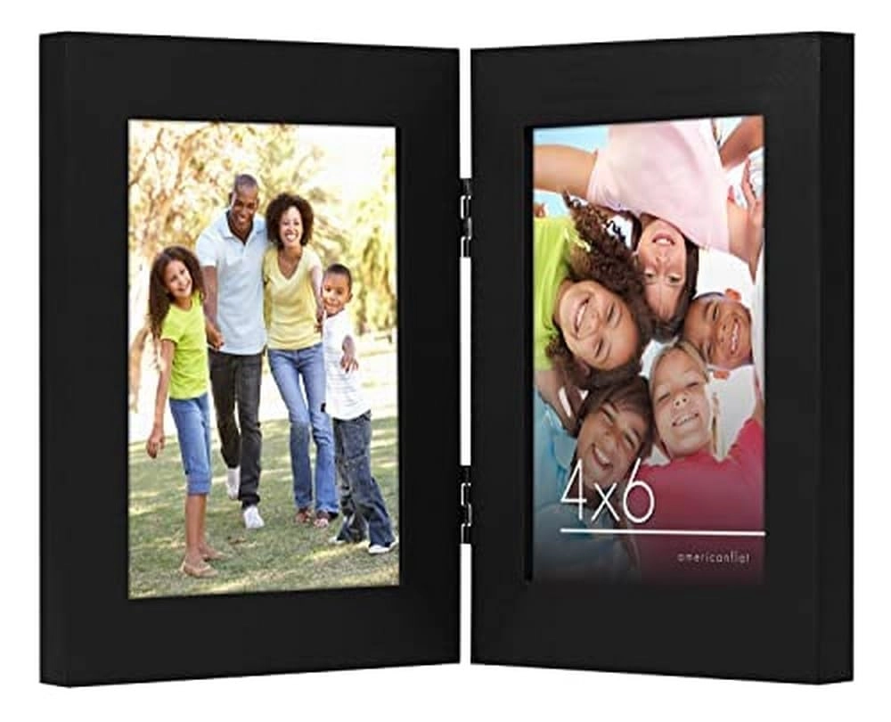Hinged Double Picture Frame - 4X6 2