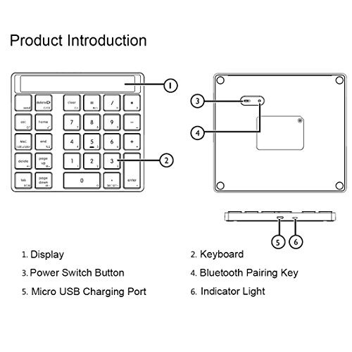 MC-58AG - USB Charging Bluetooth 3.0 12-digit Display