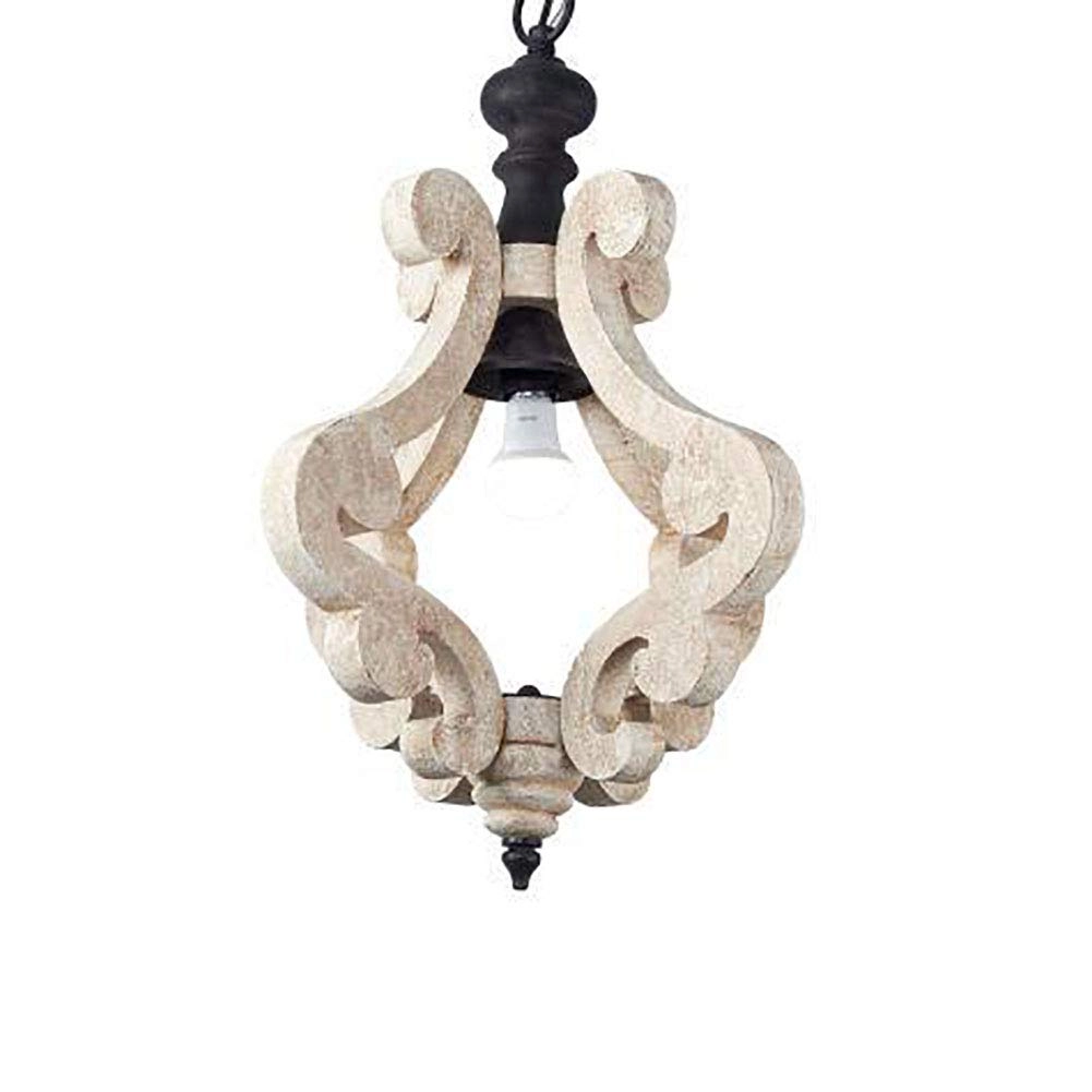 Wood chandelier