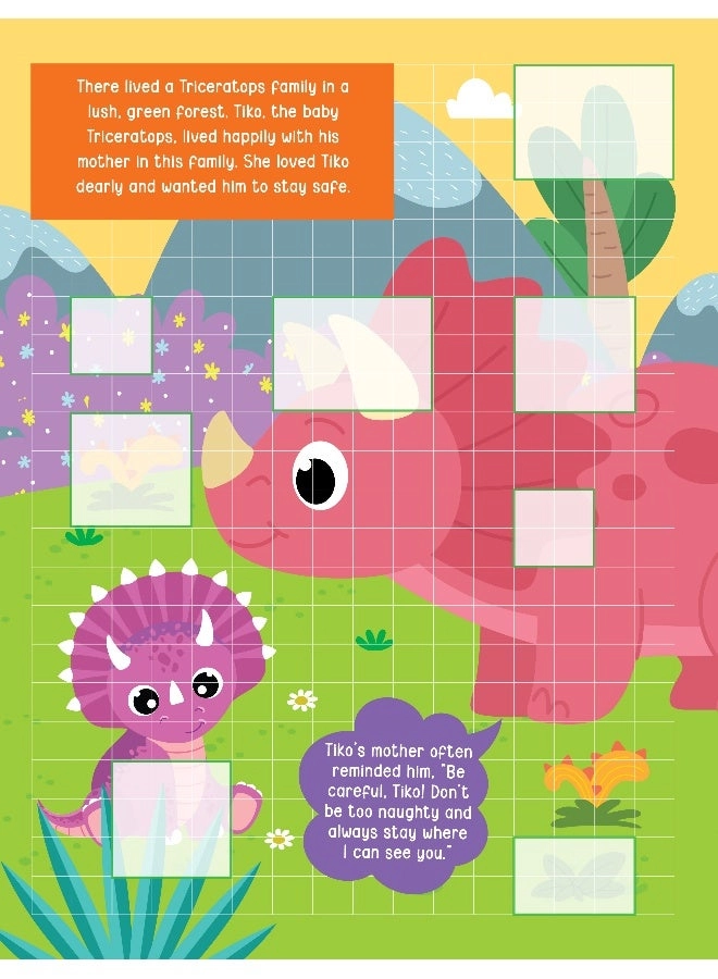 Pixel Sticker Activity - Tiko and the Lost T-Rex