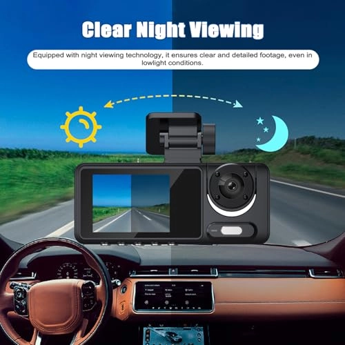 Clear Car Rearview Mirror - 1920*1080P+1280*720P+640*480P