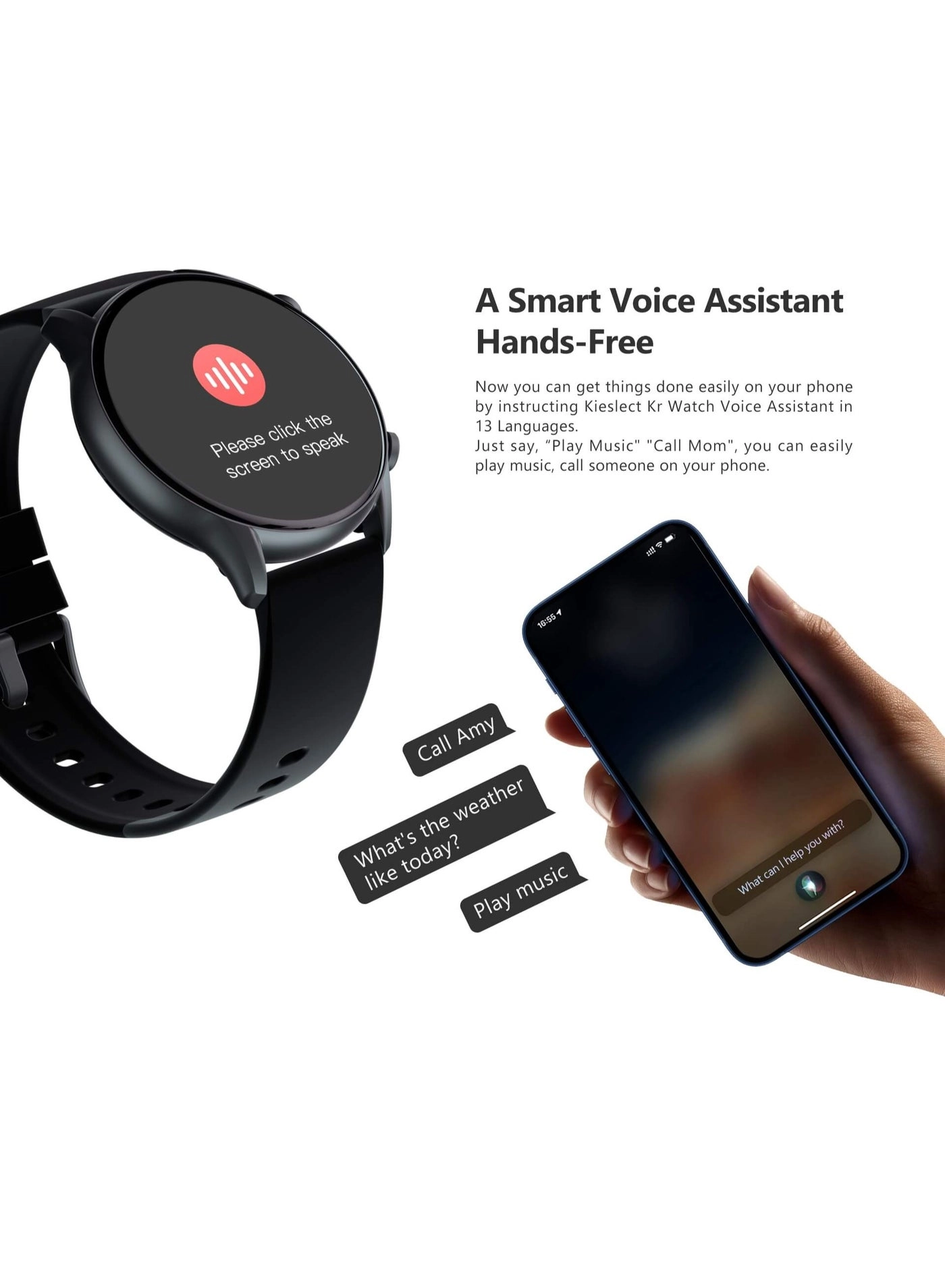 Calling Smart Watch Leather