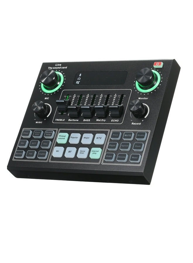 F009 - Professional Live Sound Card Wireless Bluetooth