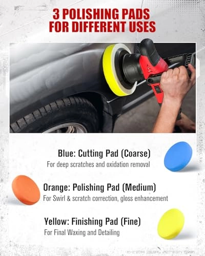 Dual Action Polisher - 850W 6-inch