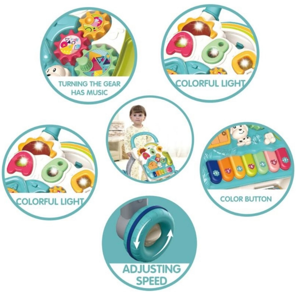 Baby Learning Walker - With Steering Wheel 6 months+