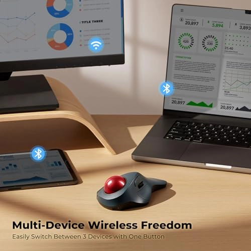 Trackball Mouse - Bluetooth USB