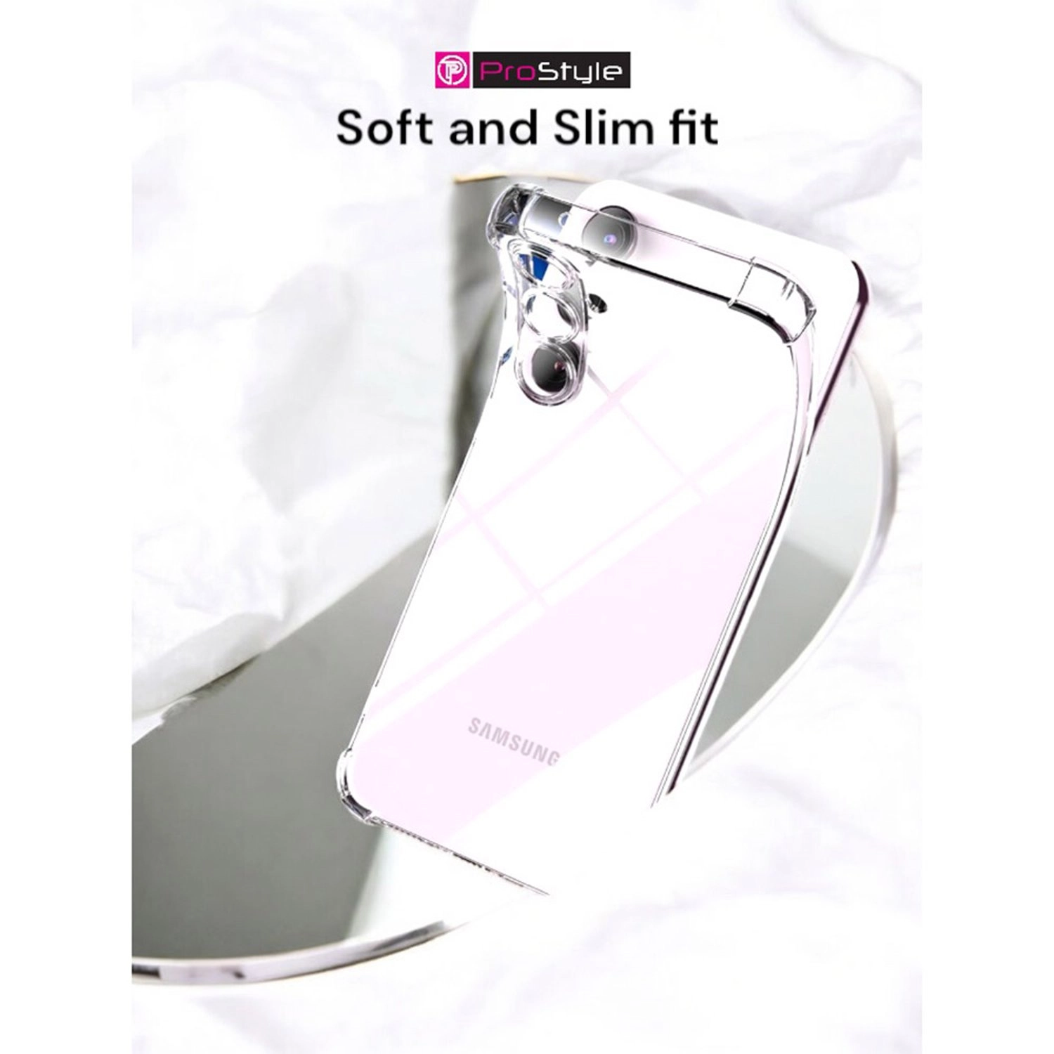 Clear Case With Screen Protector for Samsung Galaxy A56