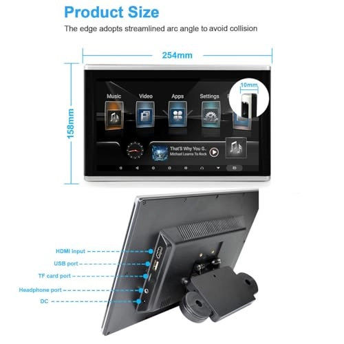 Car Headrest Video Player - 10.1 inch
