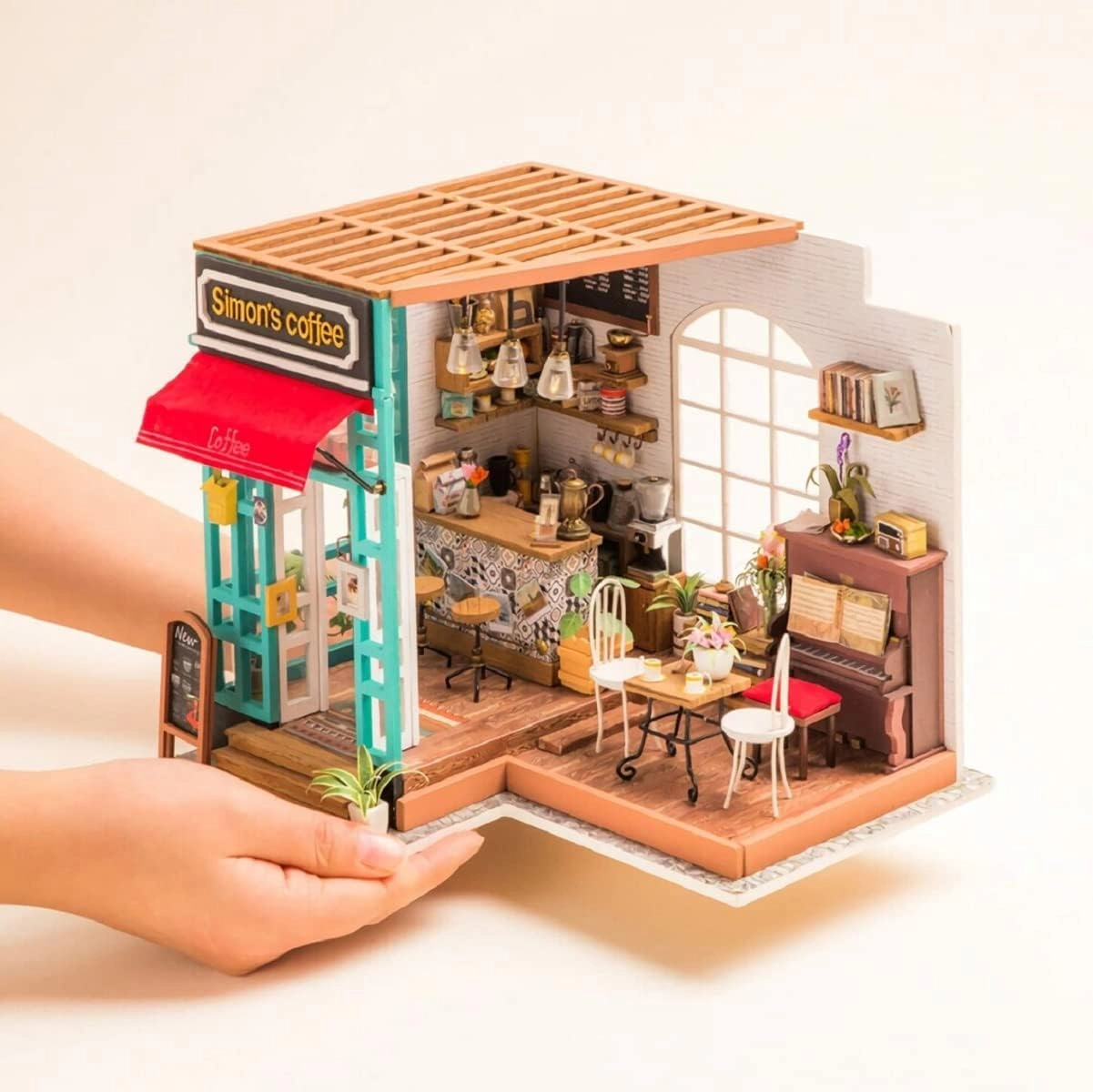 DIY Miniature Dollhouse Kit - Halloween/Christmas 1:20