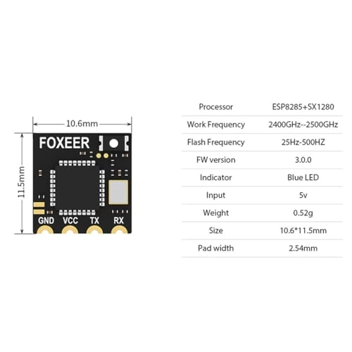 ELRS Lite Receiver - 2.4G 5V LED Indicator