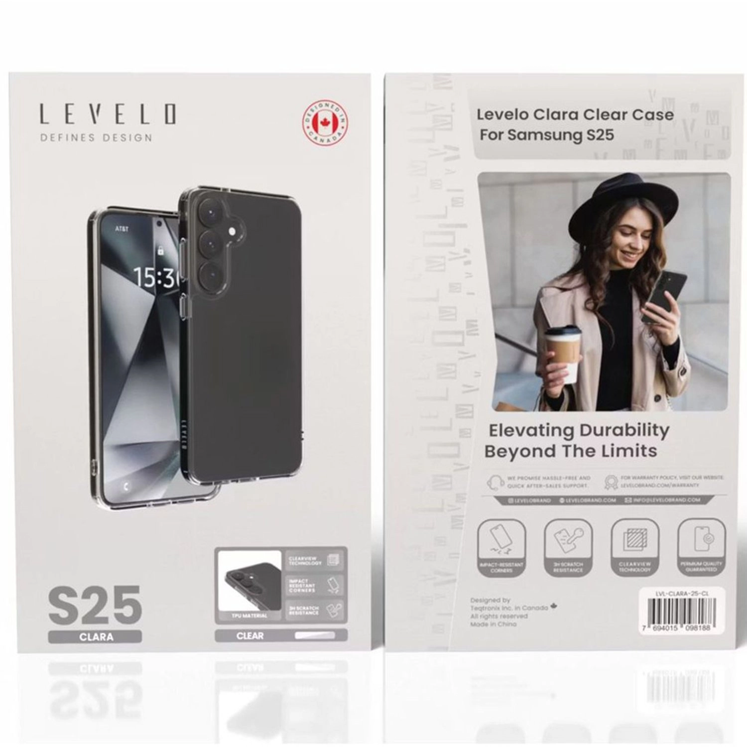 Clara Clear Case for Samsung Galaxy S25