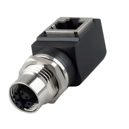 Lonlonty RJ45 to M12 X Coded 8 Pin Adapter - IP68 Shielded