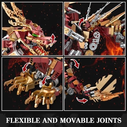 Mechanical Dragon - Dragon 1596 pcs
