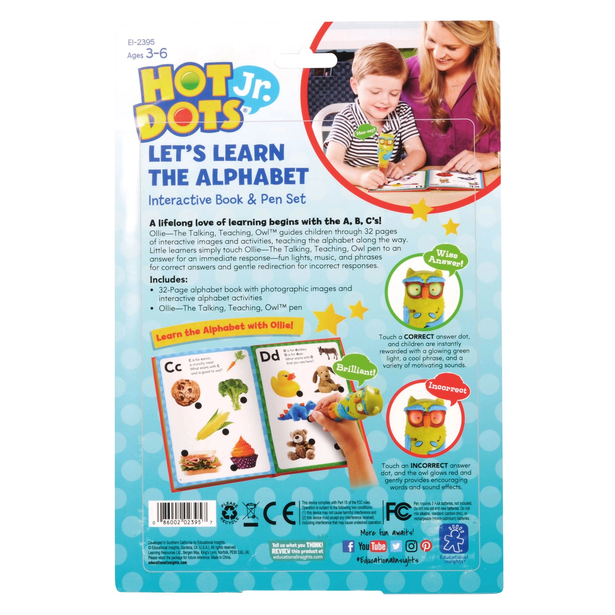 Let's Learn The Alphabet - Ollie - 2 to 4 Years