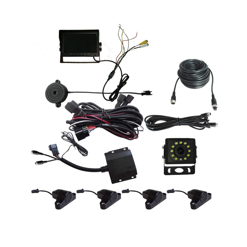 AMhuui Car Rear View Kit - Night vision Wired 1024*600 pixels