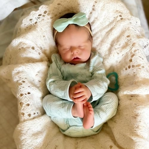 Reborn Baby Doll - 18 inch Silicone Boy and Girl Ages 3+ Bundle