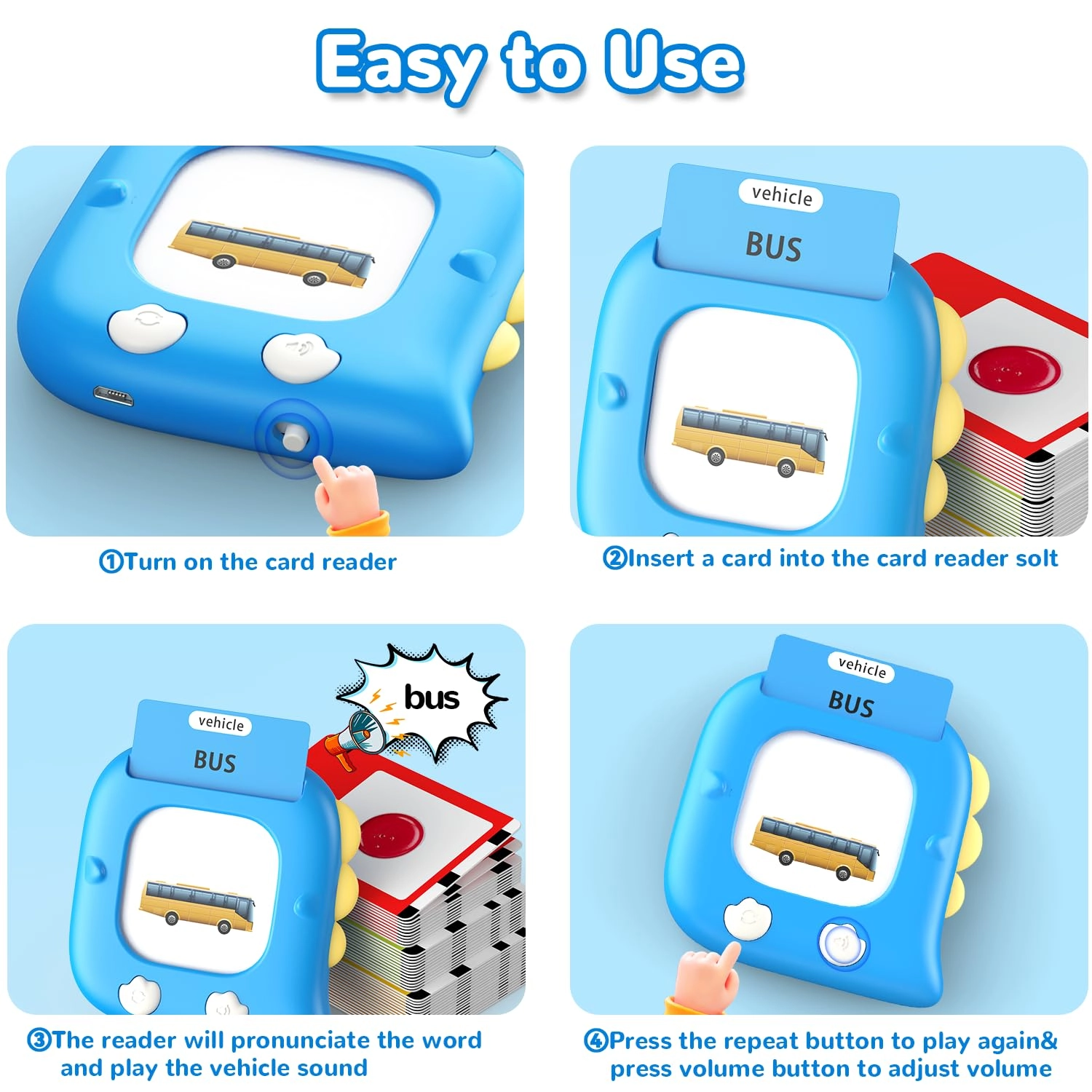 Talking Flash Cards - 2-6 280 pieces