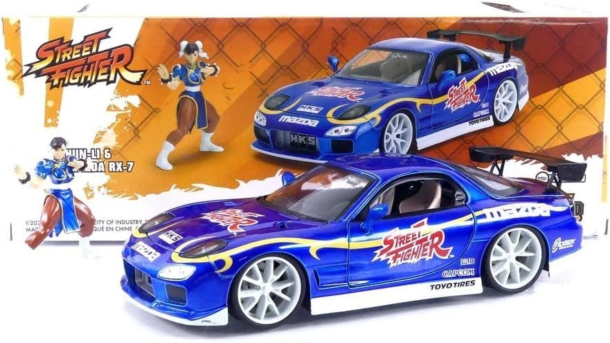 Street Fighter 1993 Mazda RX7 - 1:24 metal