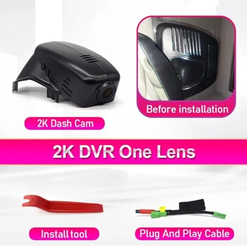 Dash Cam - 2K 1600P Front for Volvo V40