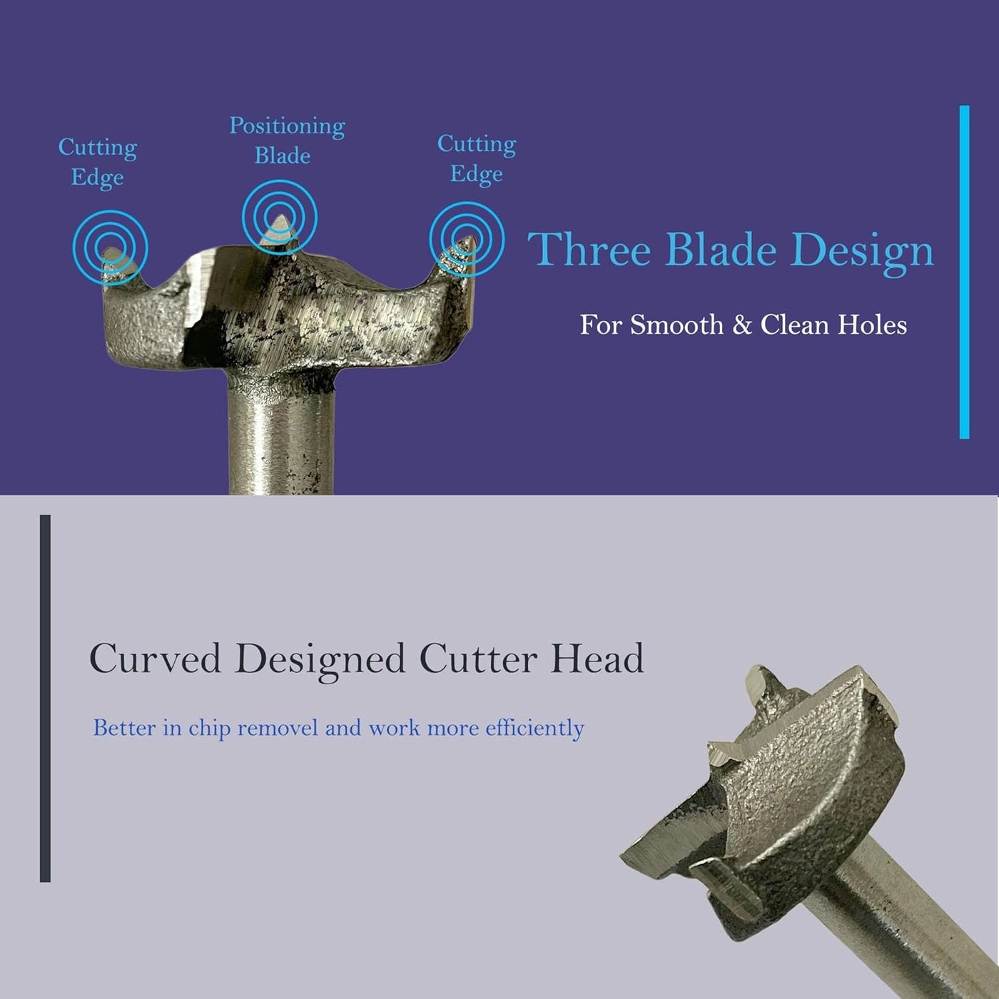 Forstner Drill Bit - Carbide Tip 1 piece 15mm 20mm 30mm 35mm