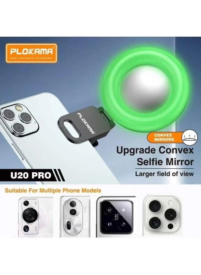 U20 PRO - RGB Ring Light Built-In Mirror