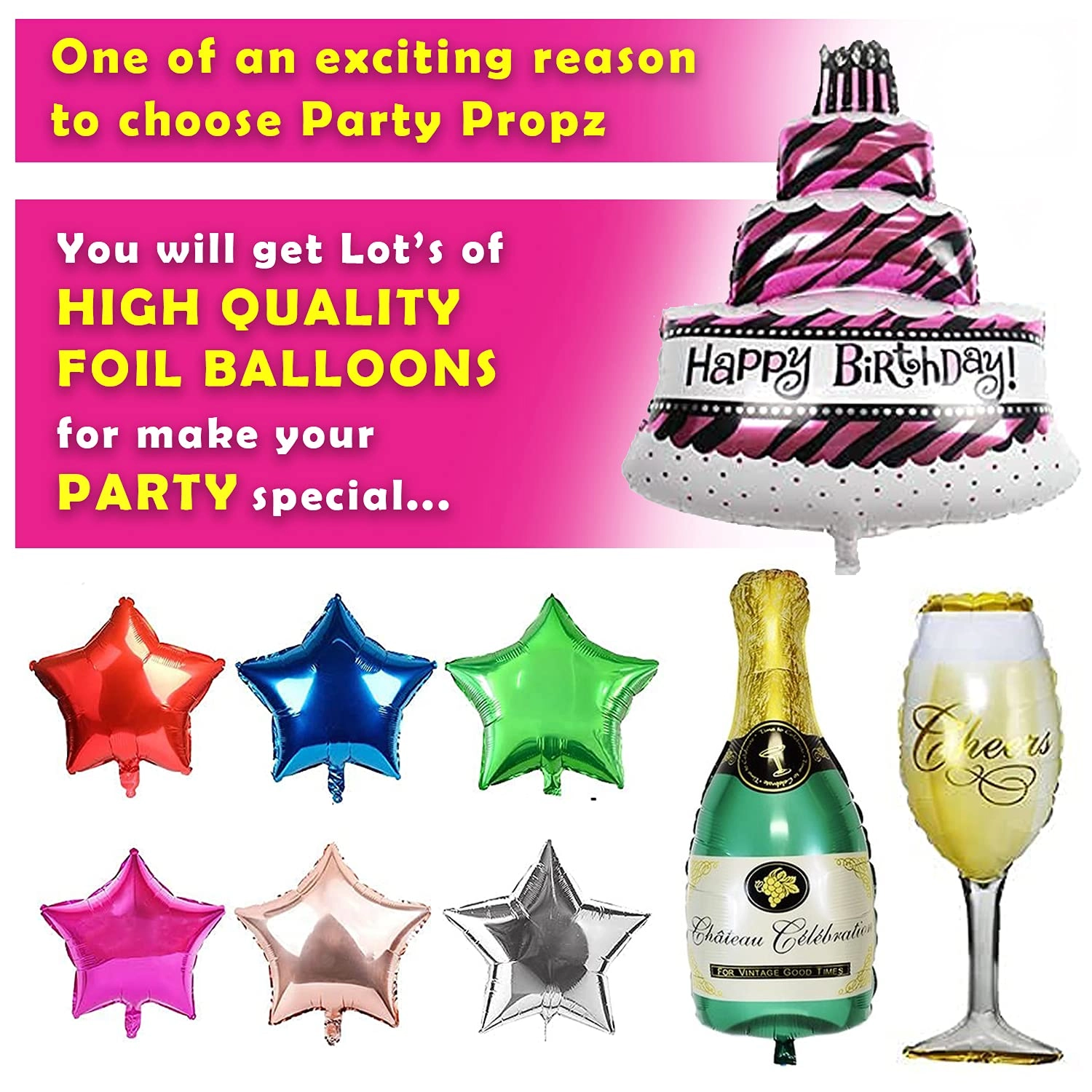 Happy Birthday Decoration Kit - 20Pcs Birthday