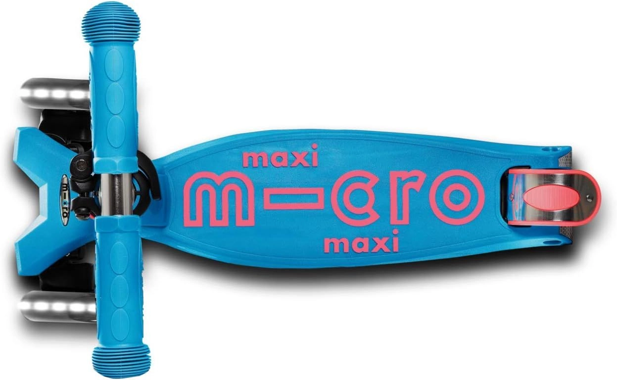 Maxi Deluxe 3-Wheel Kick Scooter – 120/80 mm LED