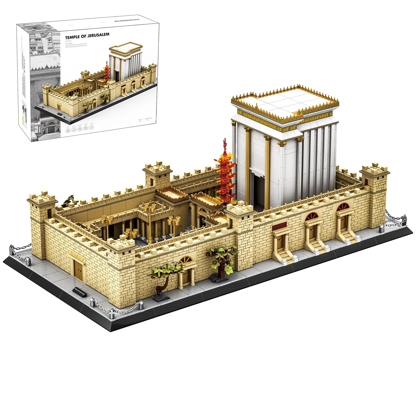 LQPFBSM Jerusalem Temple - Judaism 3233 pcs